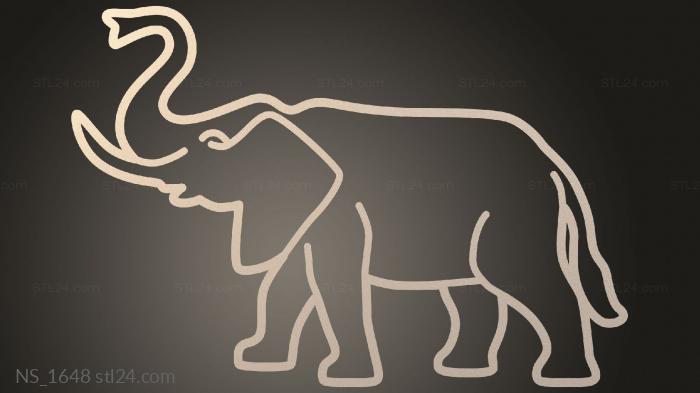 Jdormer Elephant with Fuzzy Skin