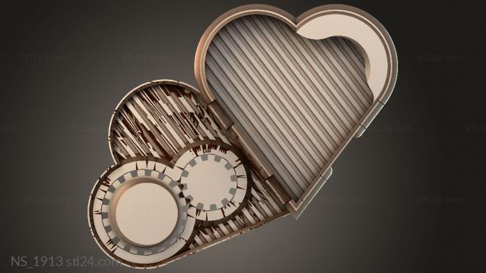Mechanical Valentine Heart Central Band V