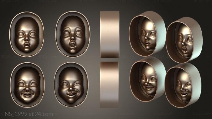 Molds for Casting Silicone Faces