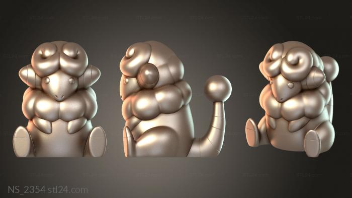Pokemon Flaaffy and Raticate