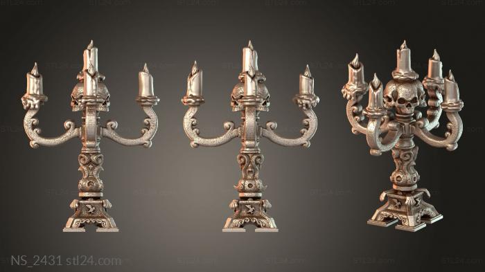 Props Candle Holder Short