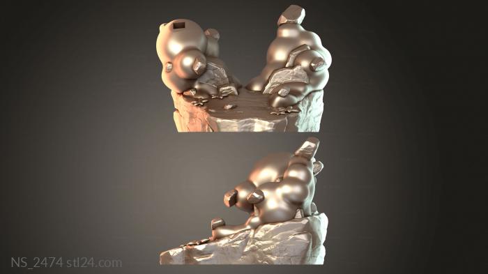 Different (NS_2474) 3D models for cnc
