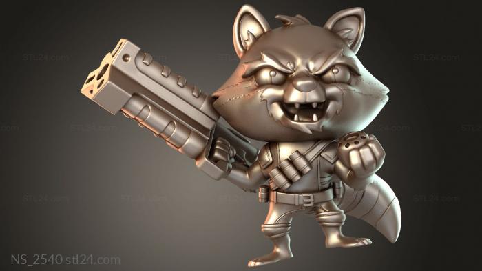 Rocket Raccoon Chibi Cute