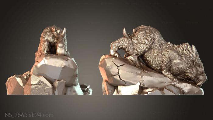 Sabertooth Sneaking Fierce