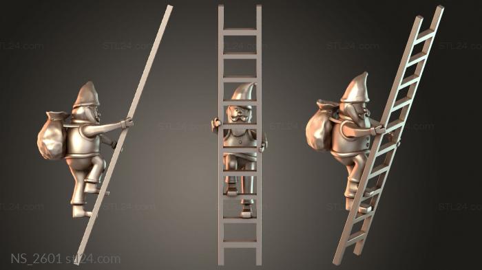 Santa on Ladder