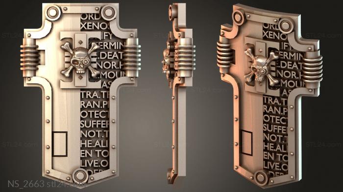 Different (NS_2663) 3D models for cnc