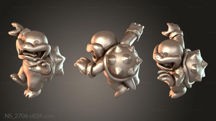 Different (NS_2706) 3D models for cnc