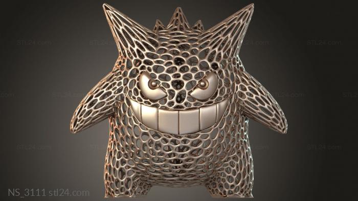 Different (NS_3111) 3D models for cnc