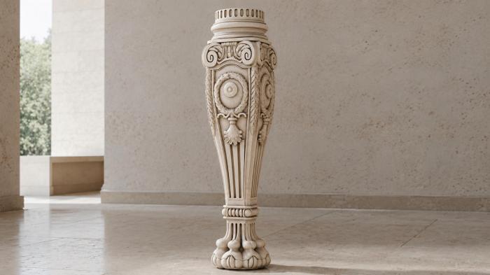 Decorative leg 3d STL model