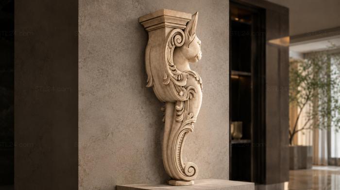 Cat Head Support 3d STL model
