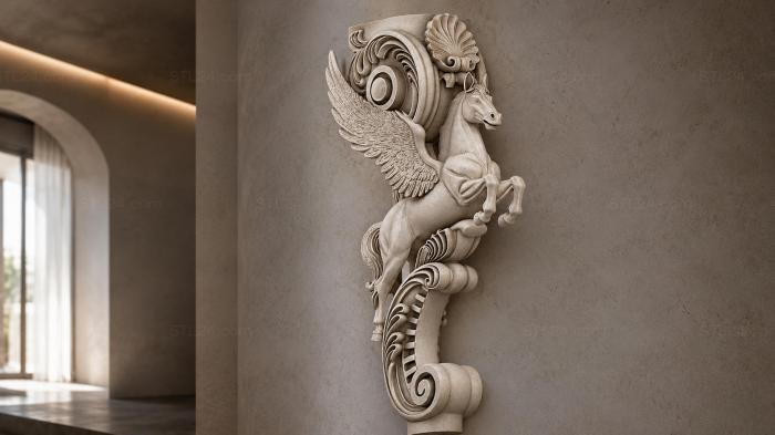 Pegasus 3d STL model