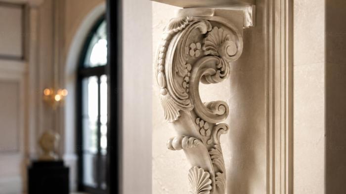 Decorative bracket 3d STL model