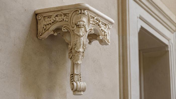 Wall console 3d STL model