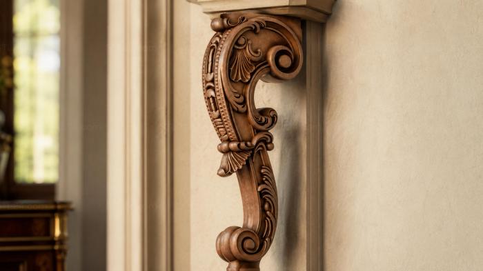 Decorative leg 3d STL model