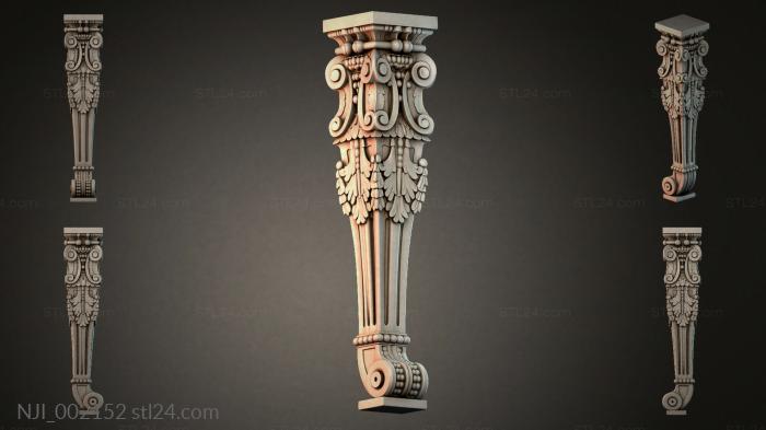 Decorative column 3d STL model