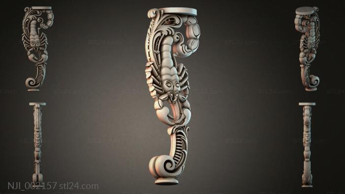 Decorative support 3d STL model