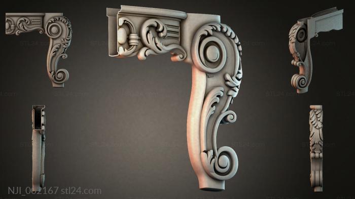 Decorative bracket 3d STL model