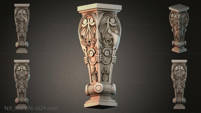 Decorative column 3d STL model