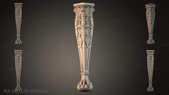 Decorative leg 3d STL model