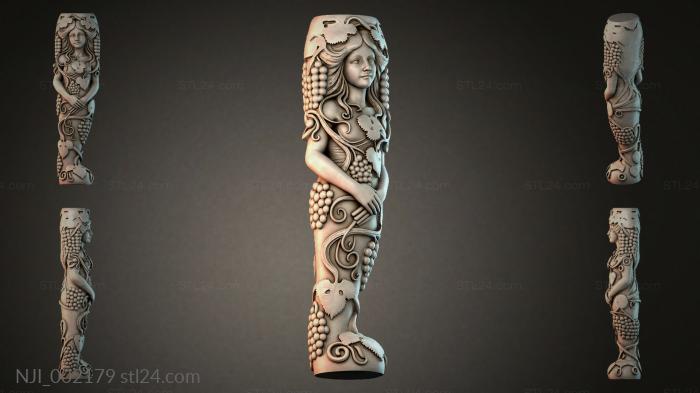 Girl figurine 3d STL model