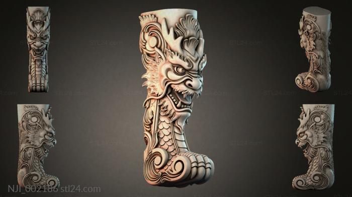 Dragons Head 3d STL model