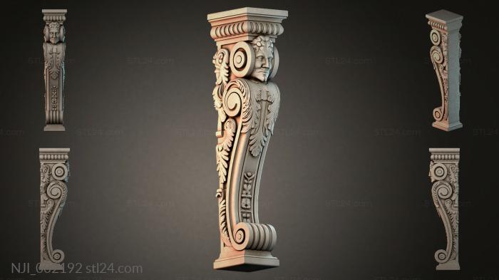 Decorative column 3d STL model