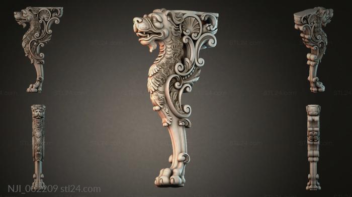 Lions Paw 3d STL model