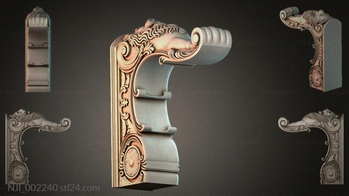 Decorative bracket 3d STL model