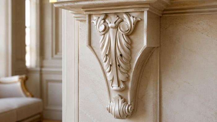 Legs (Carved furniture leg in classic style with acanthus, NJ_0445-4) 3D models for cnc