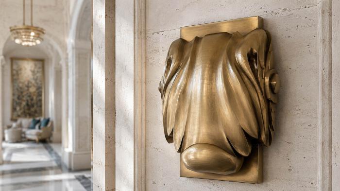 Legs (Capital with acanthus leaves in classical style, NJ_0672) 3D models for cnc