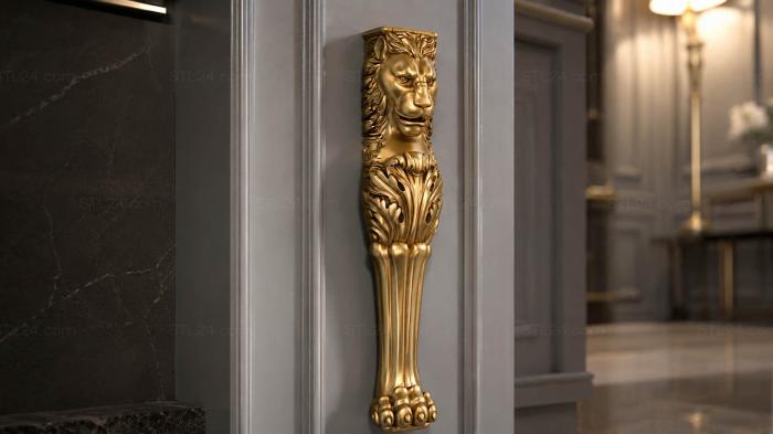 Legs (NJ_0746) 3D models for cnc