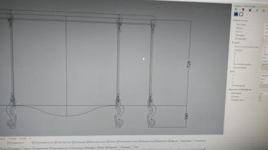 Ножки (Ножка для комода, NJ_0847) 3D модель для ЧПУ станка
