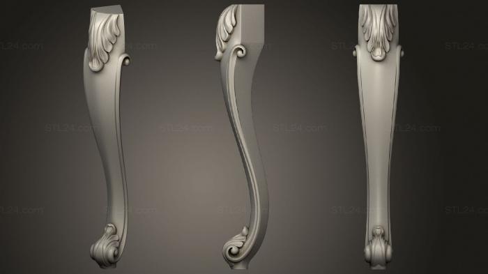 Ножки (Ножка стула версия1, NJ_0868) 3D модель для ЧПУ станка