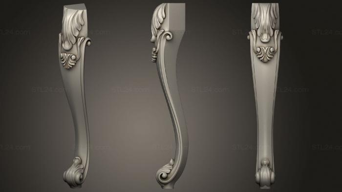 Ножки (Ножка стула версия2, NJ_0869) 3D модель для ЧПУ станка