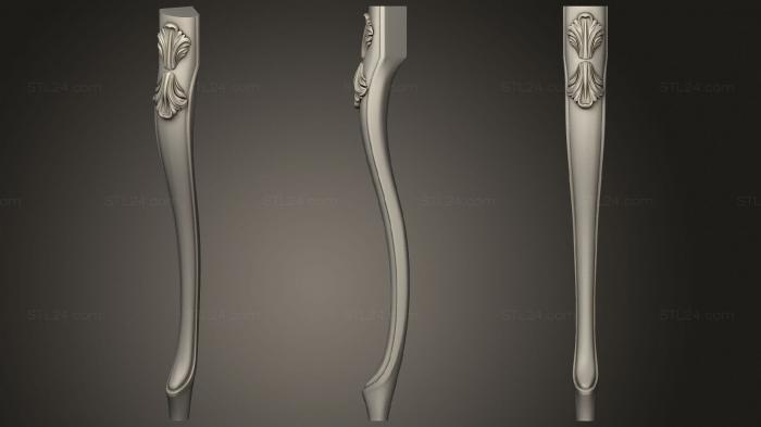 Legs (The leg is carved, NJ_0876) 3D models for cnc