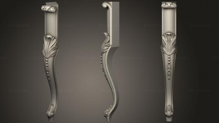 Ножки (Ножка резная, NJ_0877) 3D модель для ЧПУ станка