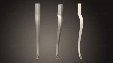 Legs (Leg with one pad, NJ_0879) 3D models for cnc