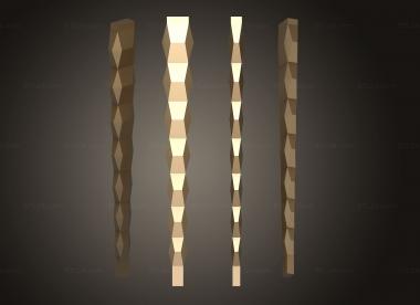 Legs (Carved leg, NJ_0888) 3D models for cnc