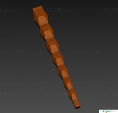 Legs (Carved leg, NJ_0888) 3D models for cnc