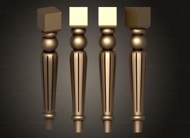 Legs (Chair leg, NJ_0889) 3D models for cnc