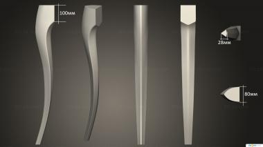 Legs (Table leg, NJ_0896) 3D models for cnc