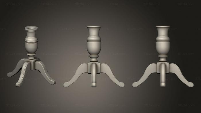 Legs (Dining table leg, NJ_0897) 3D models for cnc