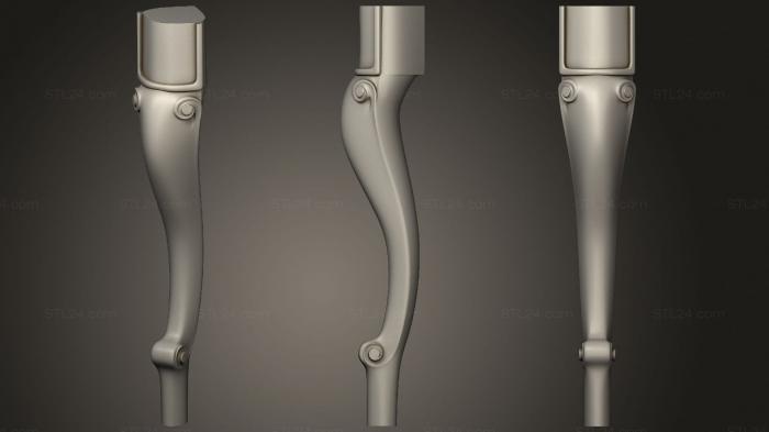 Ножки (Ножка комода, NJ_0899) 3D модель для ЧПУ станка
