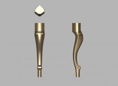 Legs (Dresser leg, NJ_0899) 3D models for cnc