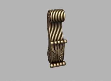 Legs (Fireplace leg, NJ_0900) 3D models for cnc