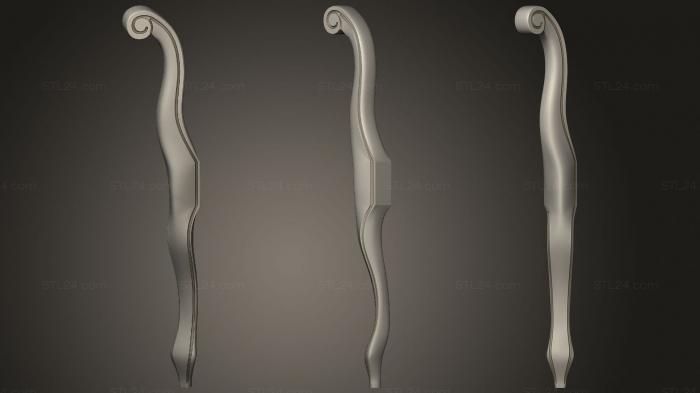 Ножки (Ножка кушетки, NJ_0913) 3D модель для ЧПУ станка