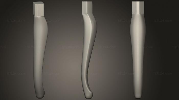 Ножки (Ножка Резная, NJ_0918) 3D модель для ЧПУ станка