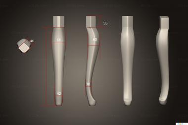 Legs (The Leg Is Carved, NJ_0918) 3D models for cnc