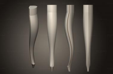 Legs (Ottoman leg version2, NJ_0919) 3D models for cnc