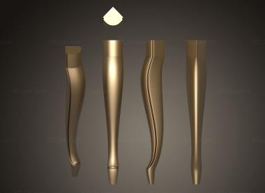 Legs (Ottoman leg, NJ_0920) 3D models for cnc